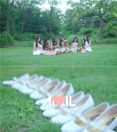 신인그룹 에이프릴 6인 티저 공개./사진=DSP미디어 제공