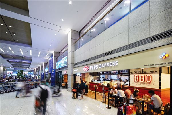 CJ푸드빌 인천국제공항 '빕스 익스프레스(EXPRESS)' 모습.
