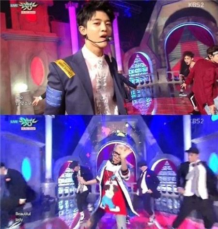 샤이니 신곡. 사진=KBS 뮤직뱅크 방송캡쳐