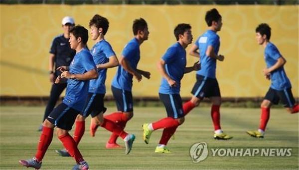 연습중인 한국축구대표팀 '슈틸리케호' /사진=연합뉴스