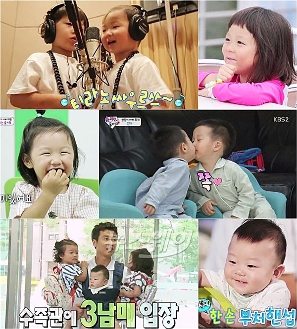 KBS2 ‘슈퍼맨이 돌아왔다’에서는 감정을 표현하고, 생각하고 행동에 옮기는 아이들의 성큼 자란 모습은 웃음폭탄을 선사했다/ 사진제공= KBS 2TV '해피선데이 -슈퍼맨이 돌아왔다'