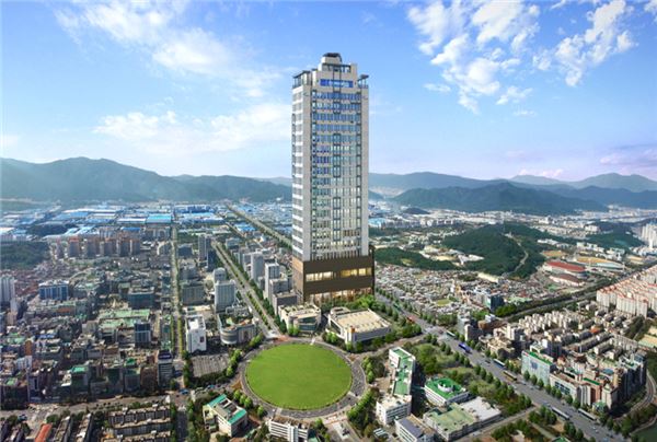 창원광장 동광 뷰엘 조감도. 사진=동광건설 제공.