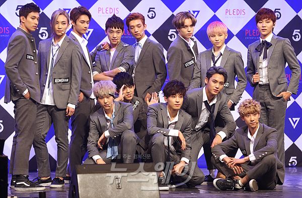 세븐틴 미니앨범 ‘BOYS BE' 쇼케이스. 사진=최신혜 기자 shchoi@newsway.co.kr