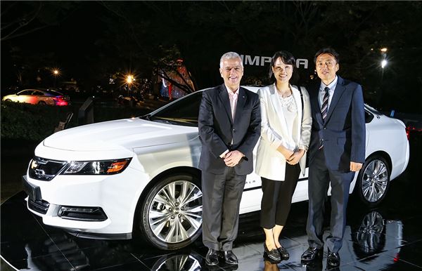 한국지엠주식회사 쉐보레(Chevrolet)가 지난 12일 프리미엄 세단 임팔라(Impala)의 본격적인 국내 출시를 기념해 서울 그랜드 하얏트호텔에서 ‘임팔라 프리미엄 파티’를 개최했다.