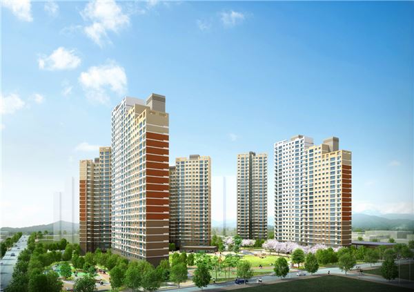 다산신도시 아이파크 주경 투시도. 사진=현대산업개발 제공.