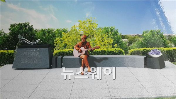 담양군, 가수 김정호 ‘노래비’ 제막식 개최 기사의 사진