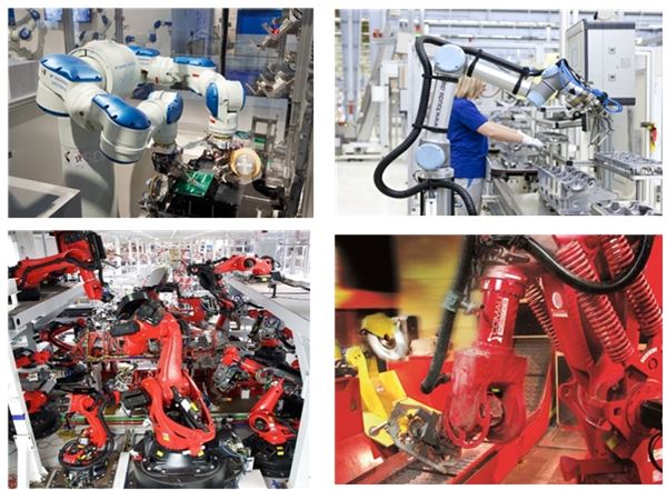 다양한 산업 현장에서 활용 중인 제조용 로봇. 사진=산업통상자원부 제공