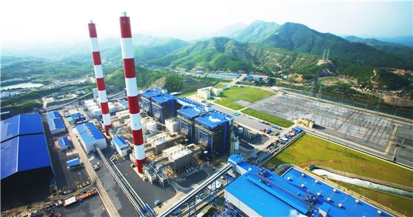 베트남 몽즈엉Ⅱ 석탄화력발전소 전경. 사진=포스코에너지 제공