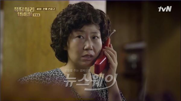 tvN '응답하라 1988'서 라미란이 시크하면서도 코믹한 쌍문동 벼락 사모님으로 변신해 강렬한 인상을 남겼다 / 사진= '응답하라 1988' 영상캡처