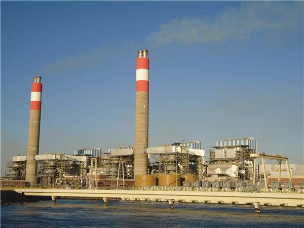 두산중공업이 사우디아라비아전력청(SEC)에서 수주한 ‘라빅2 (Rabigh) 화력발전소’ 건설 공사 현장 사진=두산중공업 제공