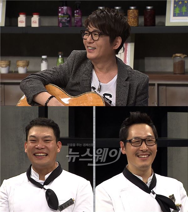 JTBC ‘냉장고를 부탁해’ 이찬오와 김풍이 신승훈의 프러포즈를 위한 요리 대결을 펼쳤다. 사진 = JTBC