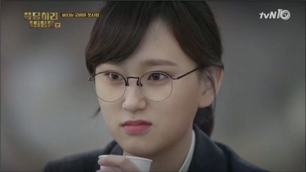 tvN  ‘응답하라1988’ 류혜영이 화끈한 고백으로 센언니 대열에 합류했다 /사진= '응팔' 영상캡처