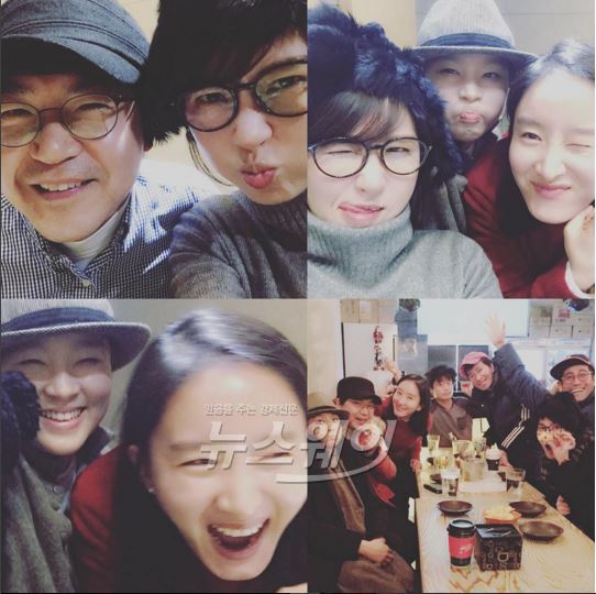 김선아가 SBS 드라마 ‘시티홀’ 식구들과 애정 가득한 사진을 공개했다 /사진= 김선아 인스타그램
