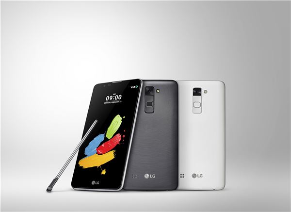 LG전자, 5.7인치 대화면 스마트폰 '스타일러스2' MWC서 공개 기사의 사진