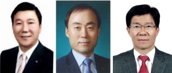 사진 왼쪽부터 이길동 상임이사, 박일곤 상임이사, 권재철 사업본부장. 사진=수협은행 제공