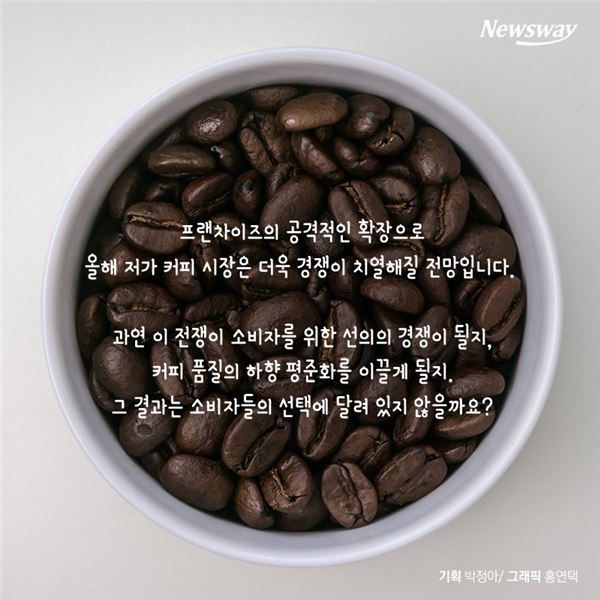  ‘천원의 행복’ 저렴이 커피 전성시대  기사의 사진