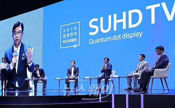 삼성전자 ‘퀀텀닷 디스플레이 SUHD TV’ 출시. 사진=최신혜 기자 shchoi@newsway.co.kr