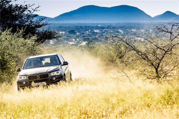 BMW의 나미비아 멀티데이 투어는 아프리카 남부의 비포장도로와 해변, 초원, 사막과 모래 언덕 등 나미비아 곳곳 총 3100km를 최신 BMW X5을 타고 11일 동안 질주하는 야생 드라이빙 프로그램이다. 사진=BMW 코리아 제공