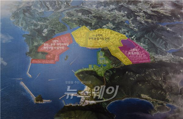 진도항 및 배후부지 개발 청사진