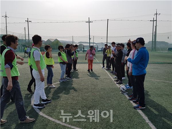 광주창조경제서포터즈 명랑운동회 현장1<사진=김남호 기자>