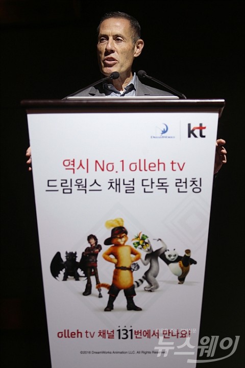 ‘KT와 손잡은 드림웍스 에릭 엘렌보겐 대표’