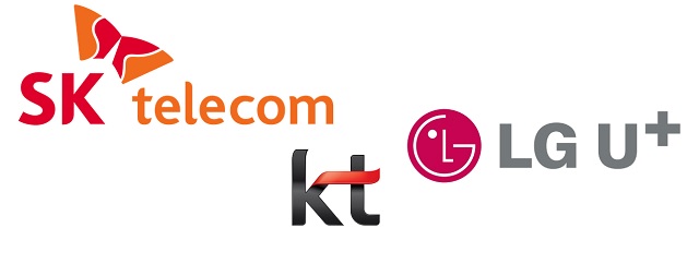 SK텔레콤, KT, LG유플러스 각 회사 로고. 사진=SKT·KT·LGU+제공
