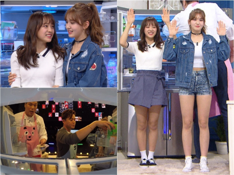 ‘어서옵SHOW’ 아이오아이 김세정·전소미, 숙소 냉장고 공개에 혼비백산