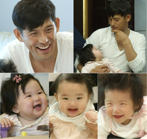 ‘슈퍼맨이 돌아왔다’ 오지호, 외모서열 1위 등극에 함박웃음