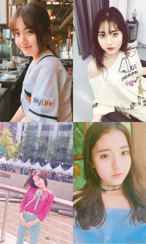 “시구했어요” 정다빈, 일상에 관심 모아져···아이스크림 소녀가 이렇게나?