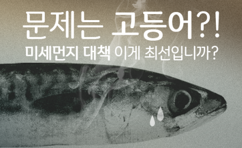  ‘문제는 고등어?!’ 미세먼지 대책 이게 최선입니까?