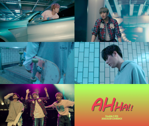 더블에스301, ‘아하’ 티저 공개···스포티 매력 ‘물씬’