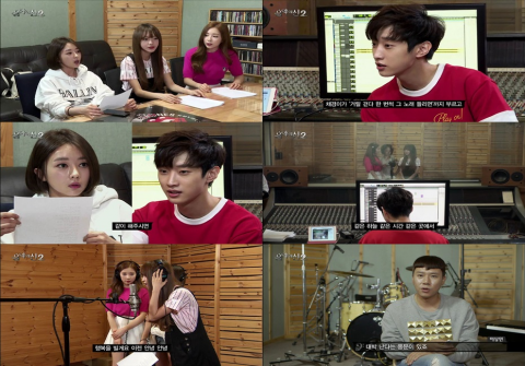 B1A4 진영, ‘음악의신2’ 걸그룹 이수민·김소희·윤채경에 곡 선물