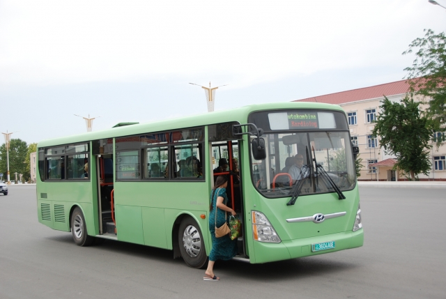 현대차는 지난 2009년과 2012년에도 투르크메니스탄에 각각 490대와 200대 등 총 690대의 대규모 버스공급을 수주한 바 있다. 사진=현대자동차 제공