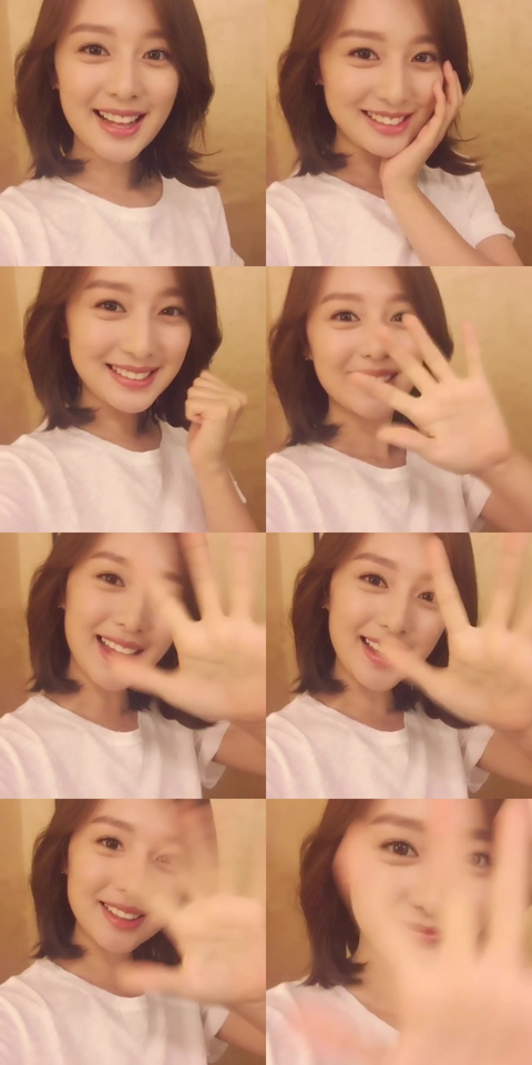 김지원, 中 SNS 100만 돌파 기념 깜찍 영상 공개