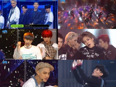 ‘인기가요’ 엑소, 컴백 소감 전해···“우리를 기다려준 엑소엘 다시 만난 게 행운”