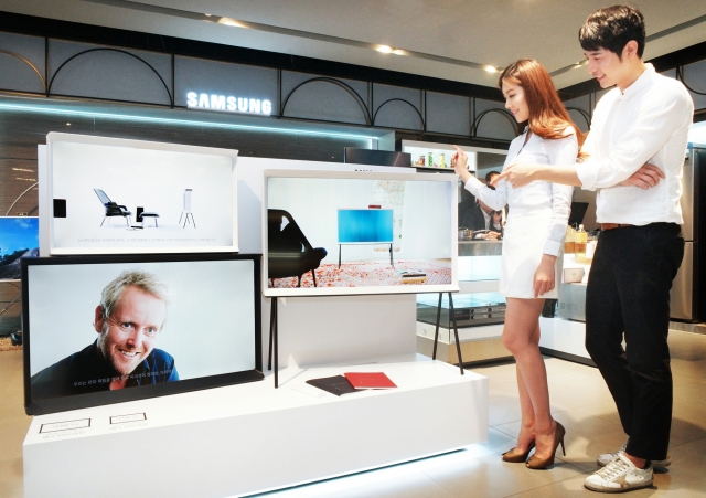 삼성전자, ‘세리프 TV’ 주요 백화점서 판매 개시 기사의 사진