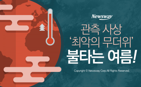  관측 사상 ‘최악의 무더위’···불타는 여름!