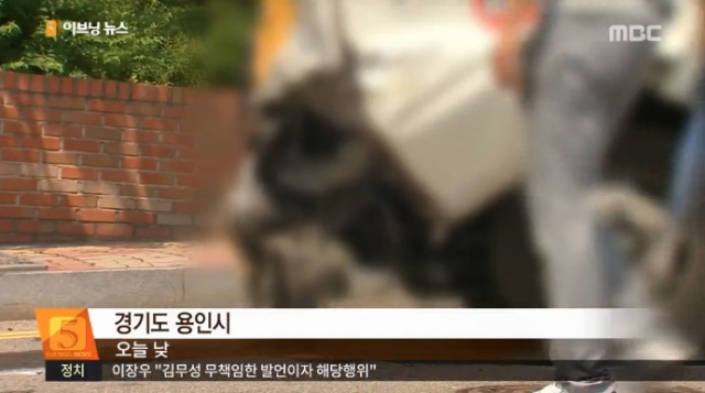 경기 용인서 정차된 마을버스, 비탈길 내려가 1명 사망-6명 부상. 사진=MBC