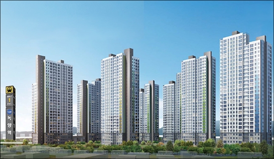 힐스테이트 녹양역 조감도. 사진=현대건설 제공.