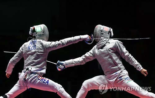 김정환, 펜싱 남자 개인전 동메달