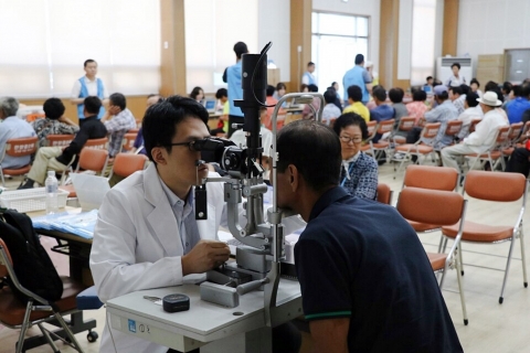 장흥군 안양다목적회관, 임시 서울대병원 ‘깜짝 변신’