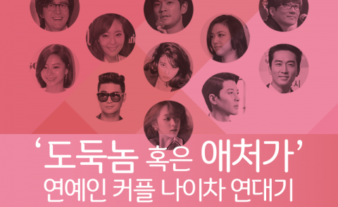  ‘도둑놈 혹은 애처가’ 연예인 커플 나이차 연대기
