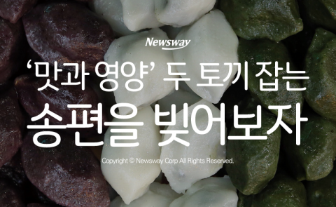  ‘맛과 영양’ 두 토끼 잡는 송편을 빚어보자