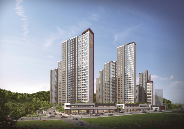 도량 롯데캐슬 골드파크 투시도. 사진=롯데건설 제공