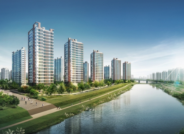 송산신도시 요진 와이시티(Y CITY) 조감도. 사진=요진건설산업 제공.