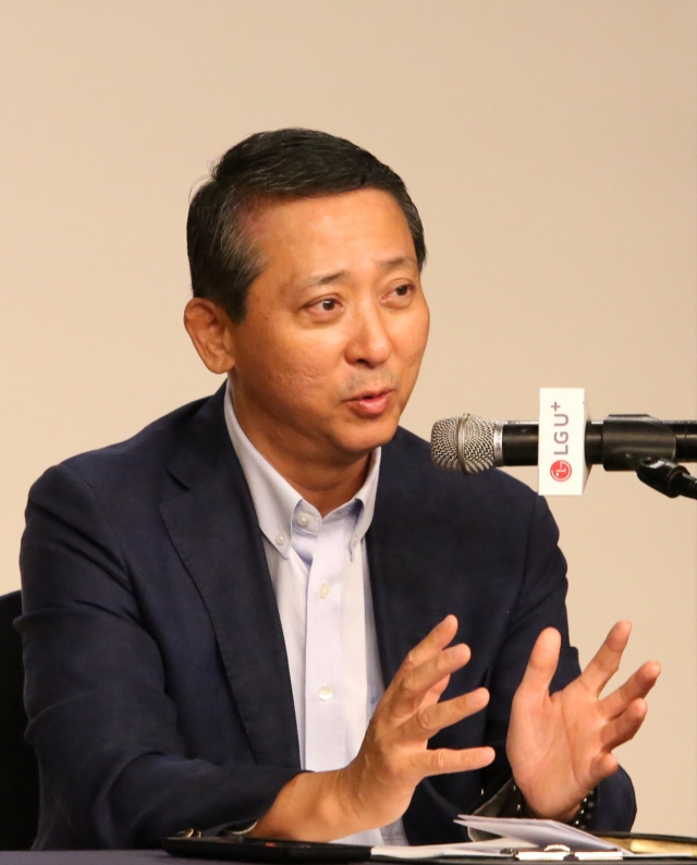 권영수 LG유플러스 부회장. 사진=LG유플러스 제공.