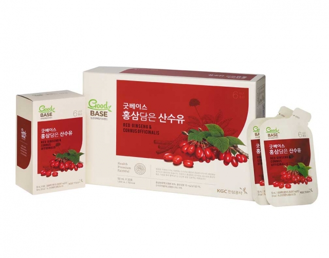 KGC인삼공사 굿베이스가 ‘푸룬홍삼정’과 ‘홍삼담은 산수유’ 신제품 2종을 선보인다. 사진=KGC인삼공사 제공