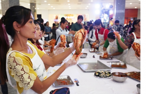 우리 농식품, 동남아 황금시장 미얀마에서 인기몰이