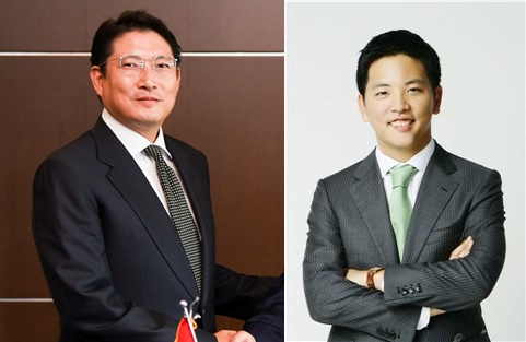 왼쪽부터 조현준 효성그룹 사장, 박세창 금호아시아나그룹 사장