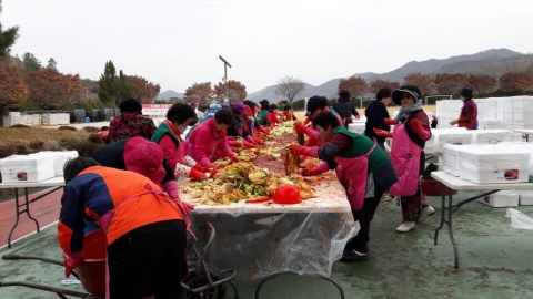 새마을운동진안군지회, 사랑의 김장나누기 행사